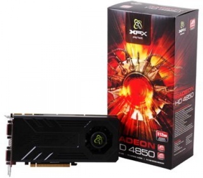 Imagine Placa video XFX VGA PCI-E ATI Radeon HD4850 512MB 485X-YNFC